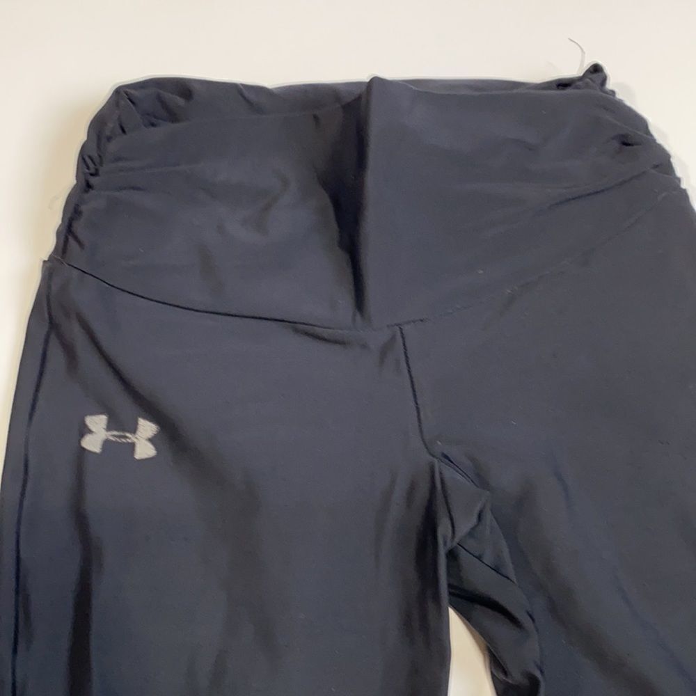 Bundle Of UA Capri Leggings /Kalenji Long Sleeve 1/4 Zip Reflective Running Top - Picture 9 of 11